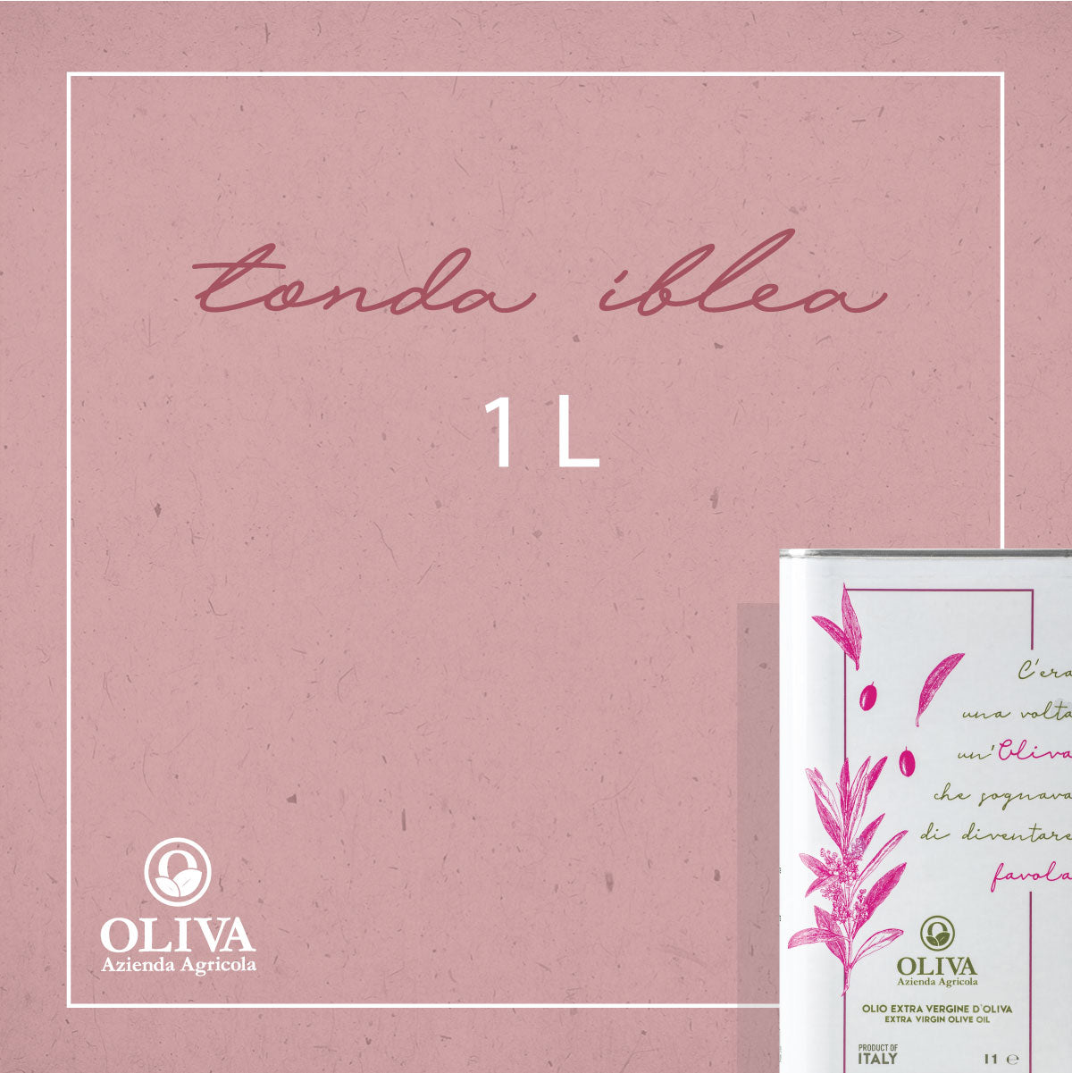 1L Tin Extra Vergin Olive Oil Favol Tonda Iblea